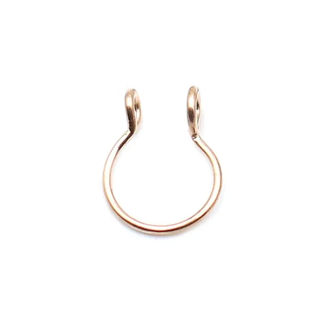 1pcs U Shaped Fake Nose Ring