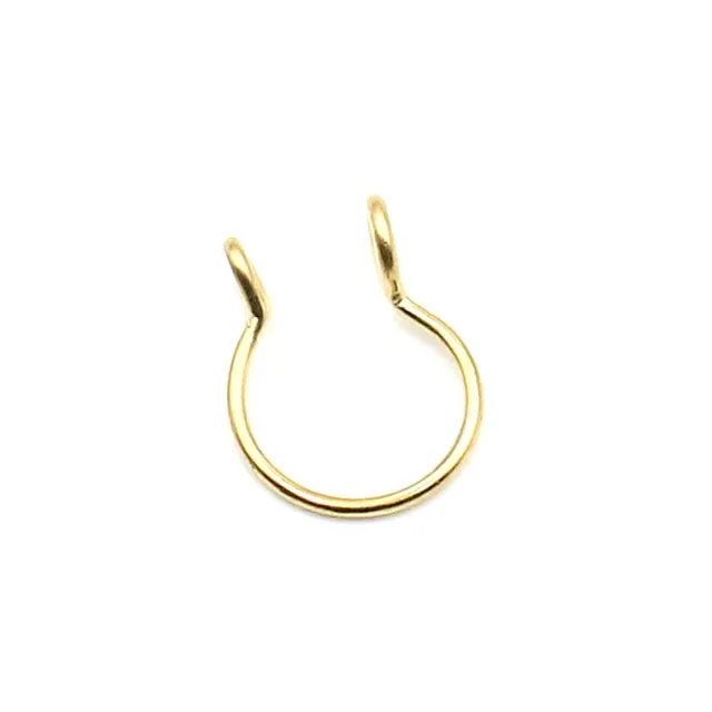 1pcs U Shaped Fake Nose Ring