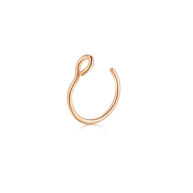 1pcs U Shaped Fake Nose Ring