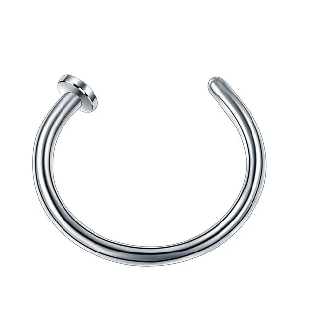 1pcs U Shaped Fake Nose Ring