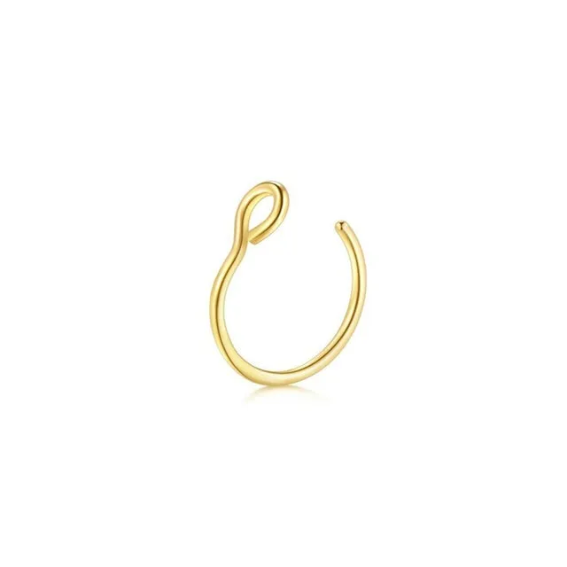 1pcs U Shaped Fake Nose Ring