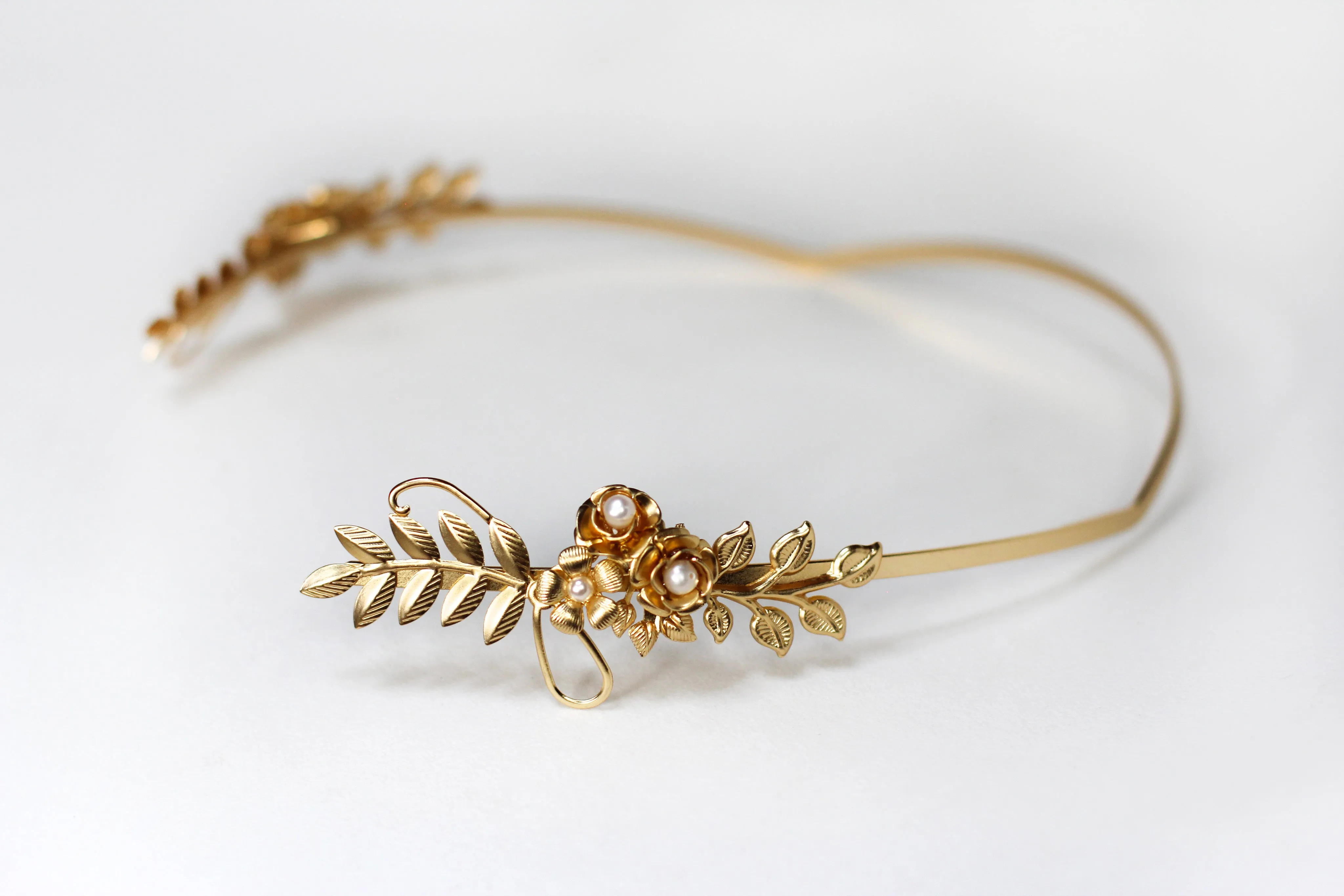 Amber Blooming Flower Goddess Crown