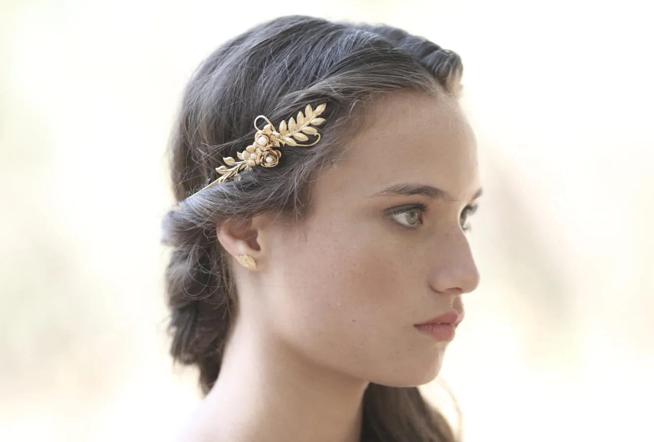 Amber Blooming Flower Goddess Crown