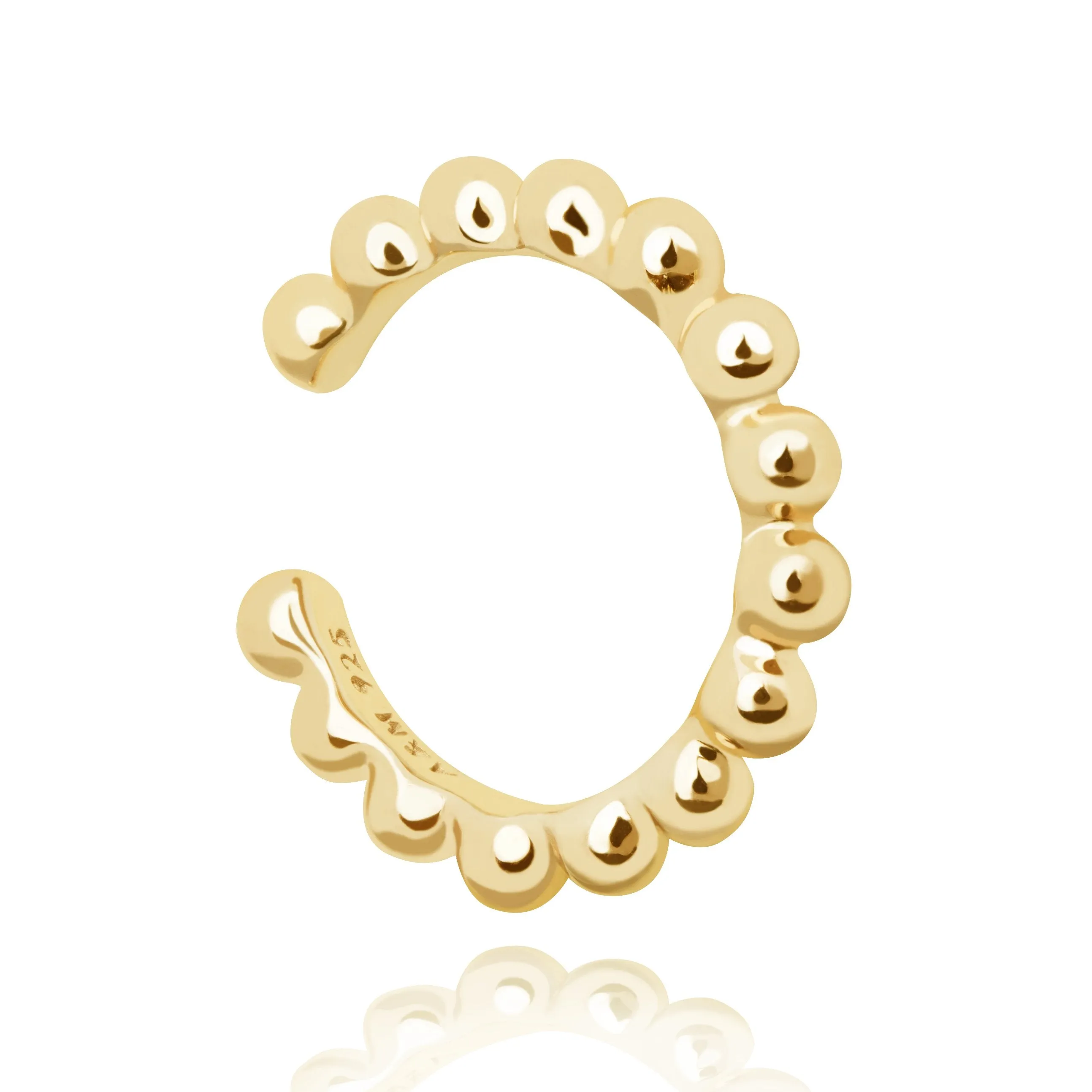 Astrid & Miyu -Basic 2.0 Beaded Ear Cuff- Gold