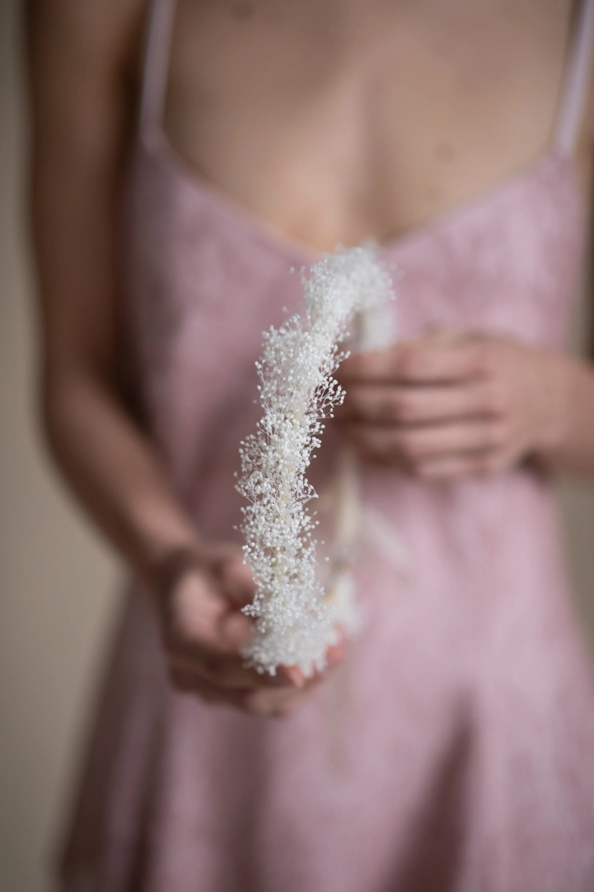 Baby's breath flower crown