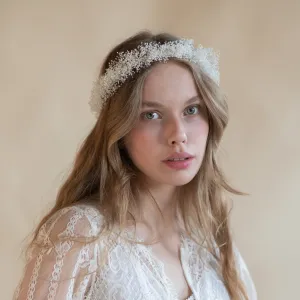 Baby's breath flower crown