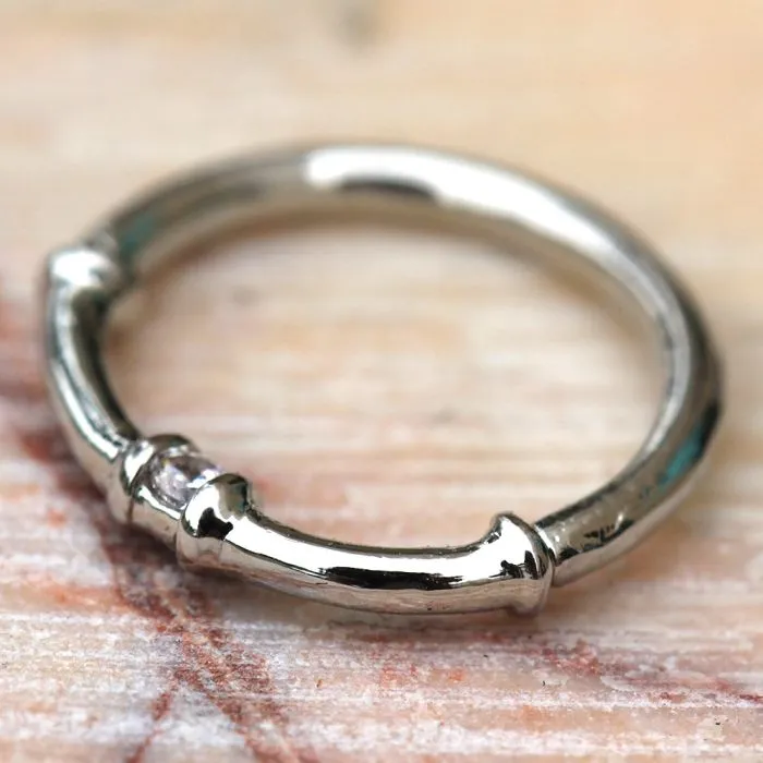 Bamboo Node Seamless Ring