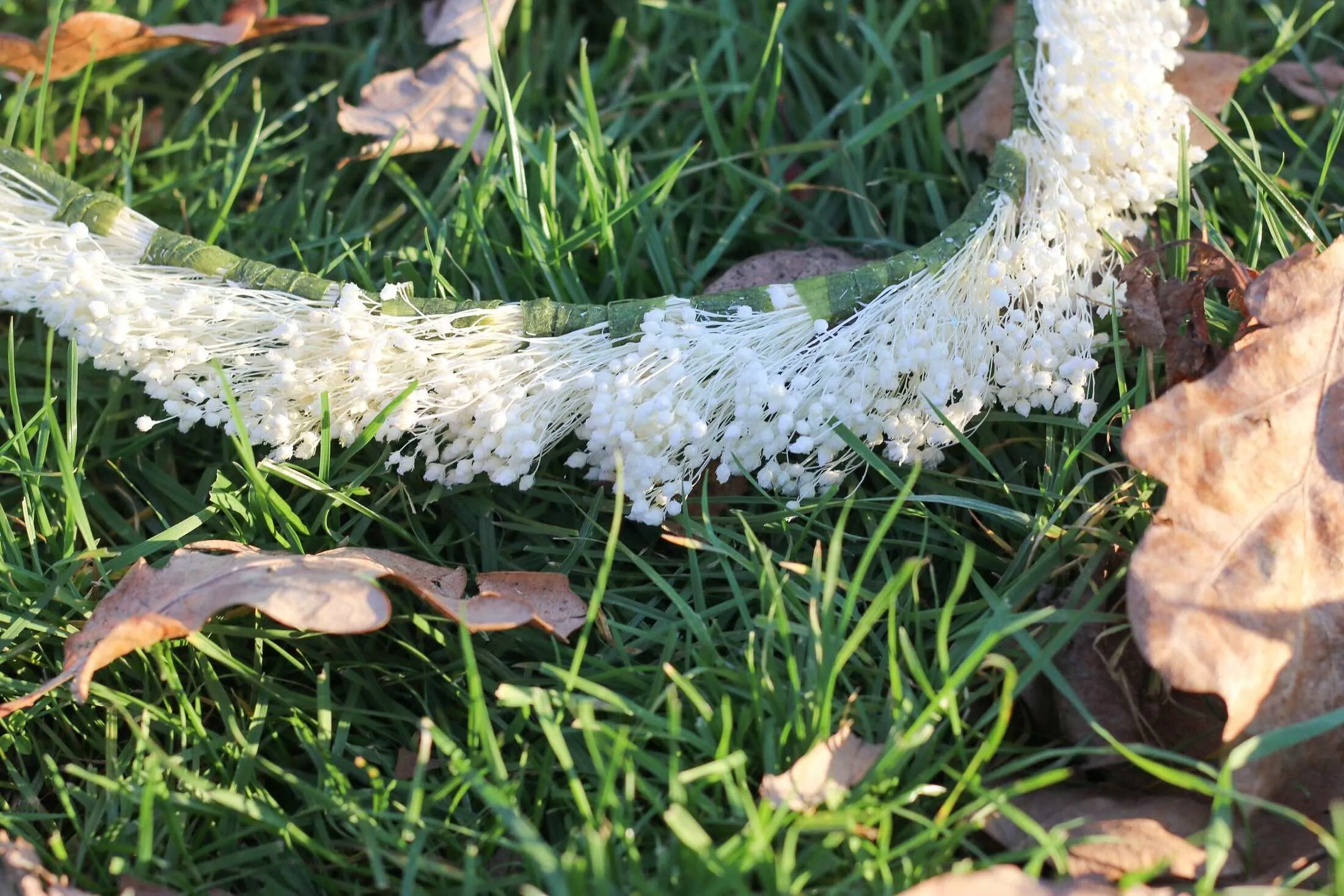 Bleached Gypsophila Crown, Rustic Flower Crown, Boho Flower Crown, Wedding Crown, Dried Flowers, Bridal Accessories, Crown