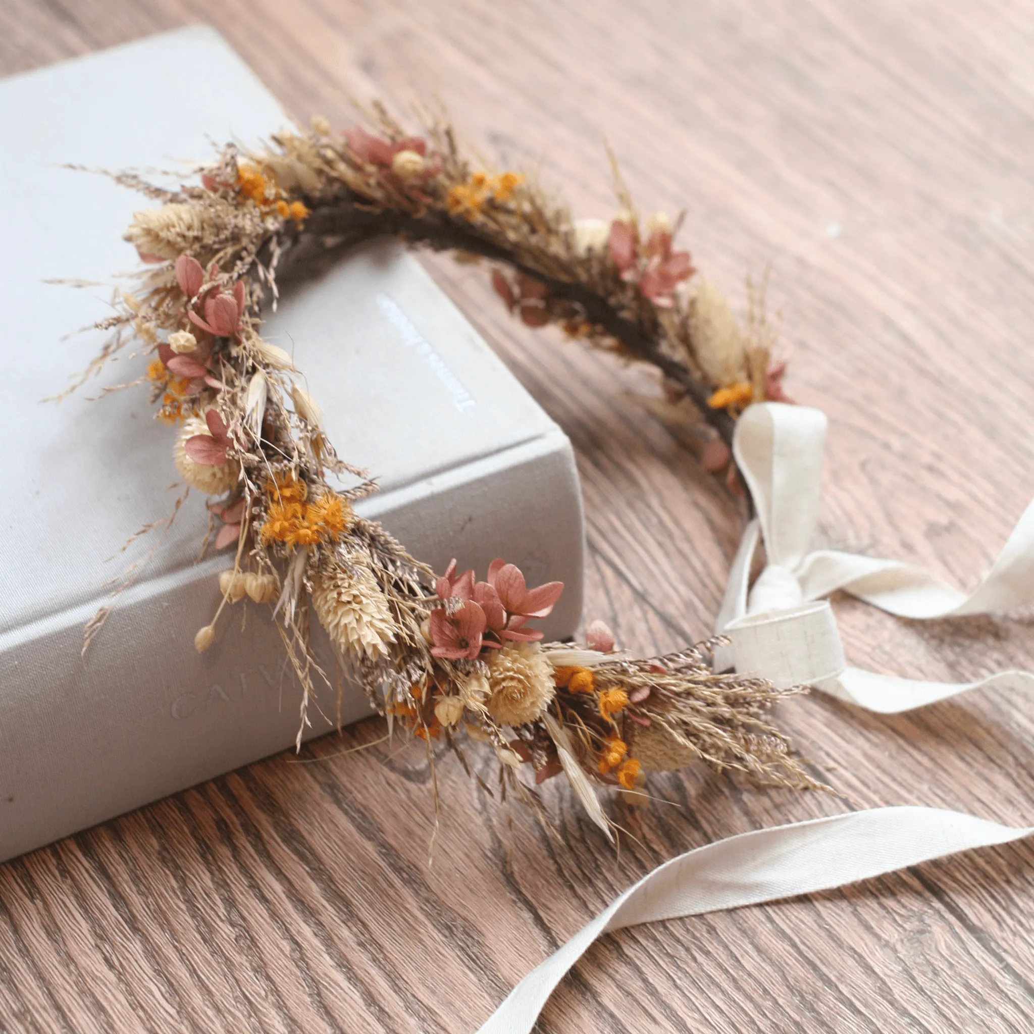 Boho Dried Flower Crown GYPSY