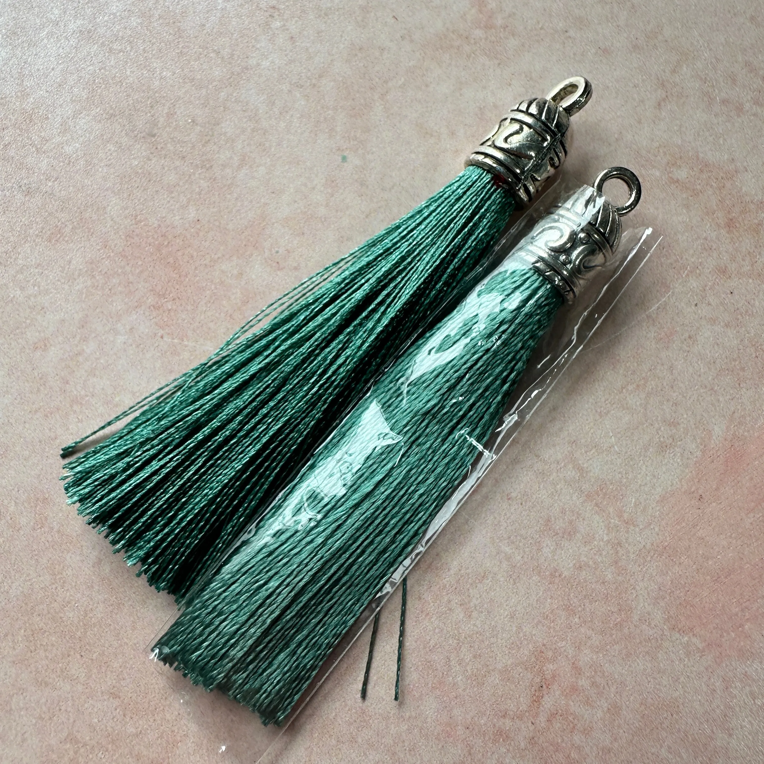 Bookmark or earring boho tassels set of 2