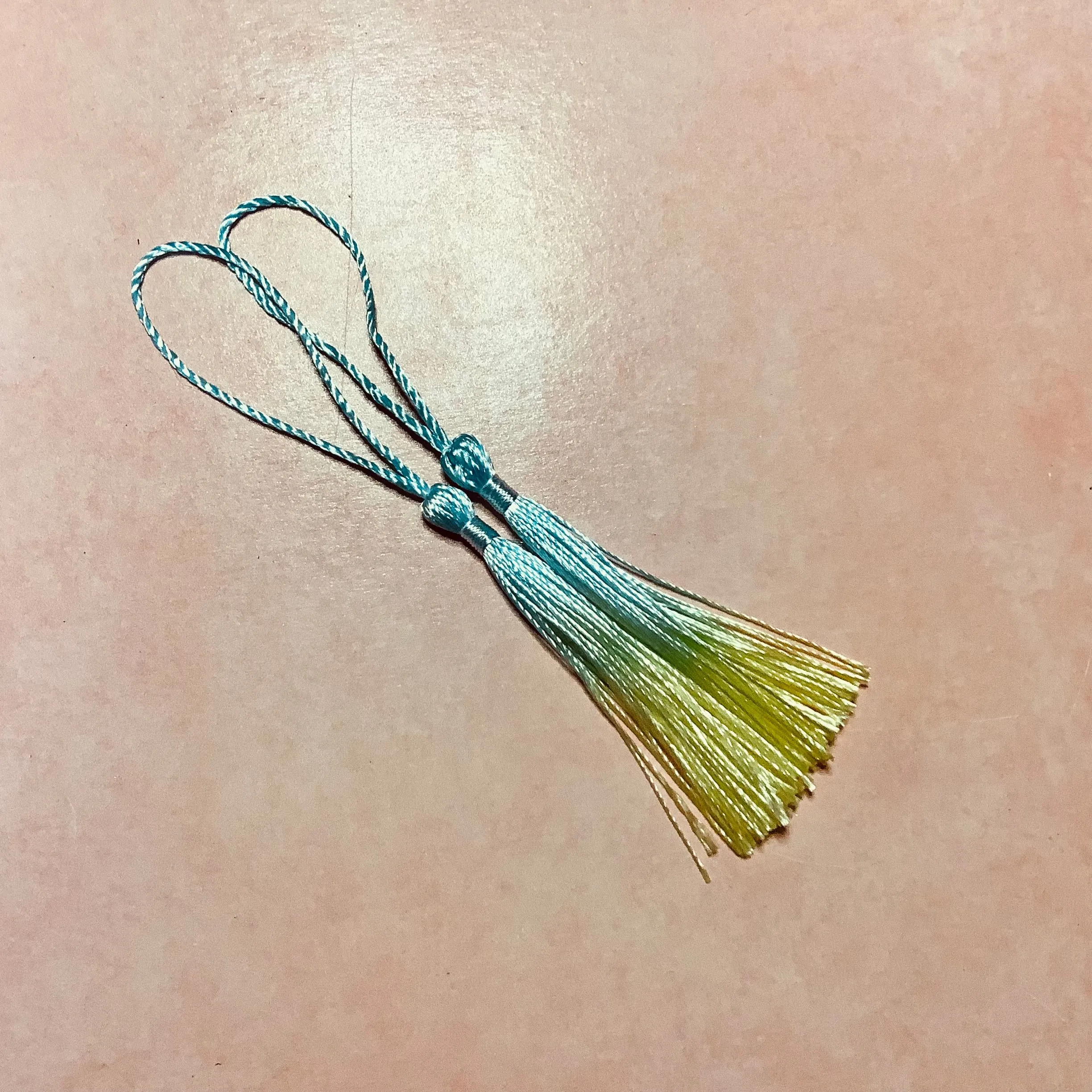 Bookmark or earring boho tassels set of 2