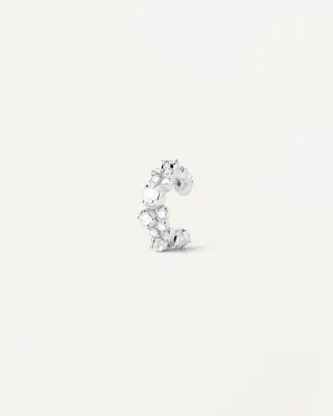 Bubble Silver Ear Cuff