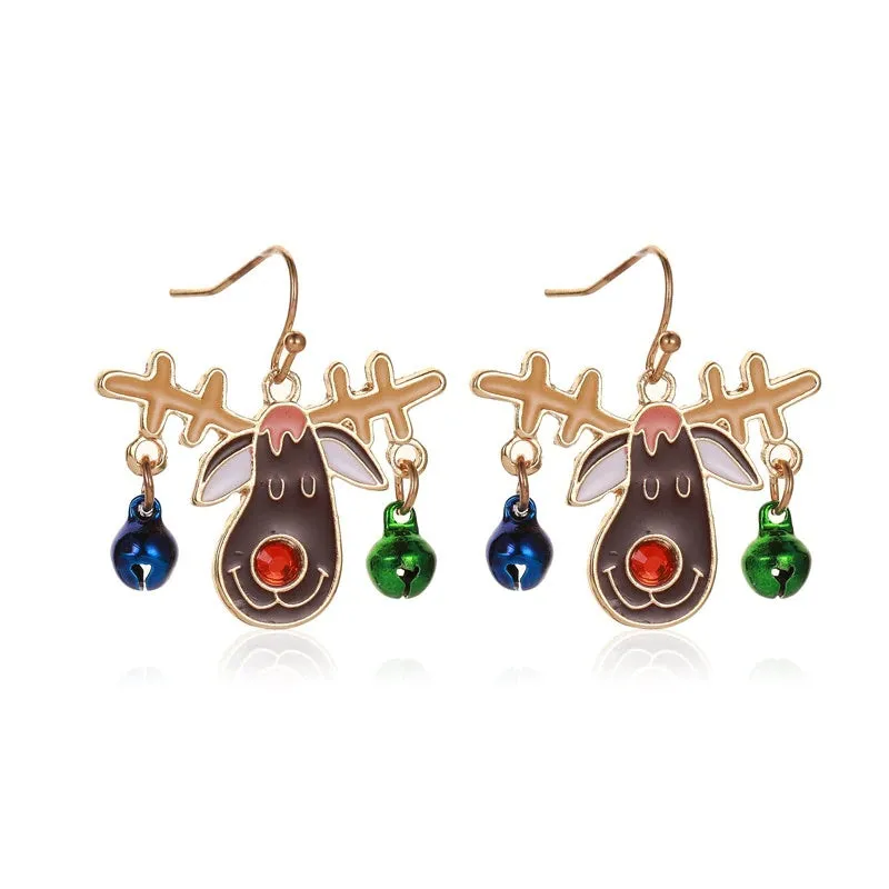 Christmas Exclusive Enamel Dangle Earrings