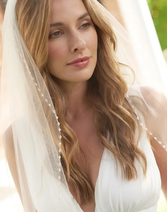 Crystal Pearls Wedding Veils