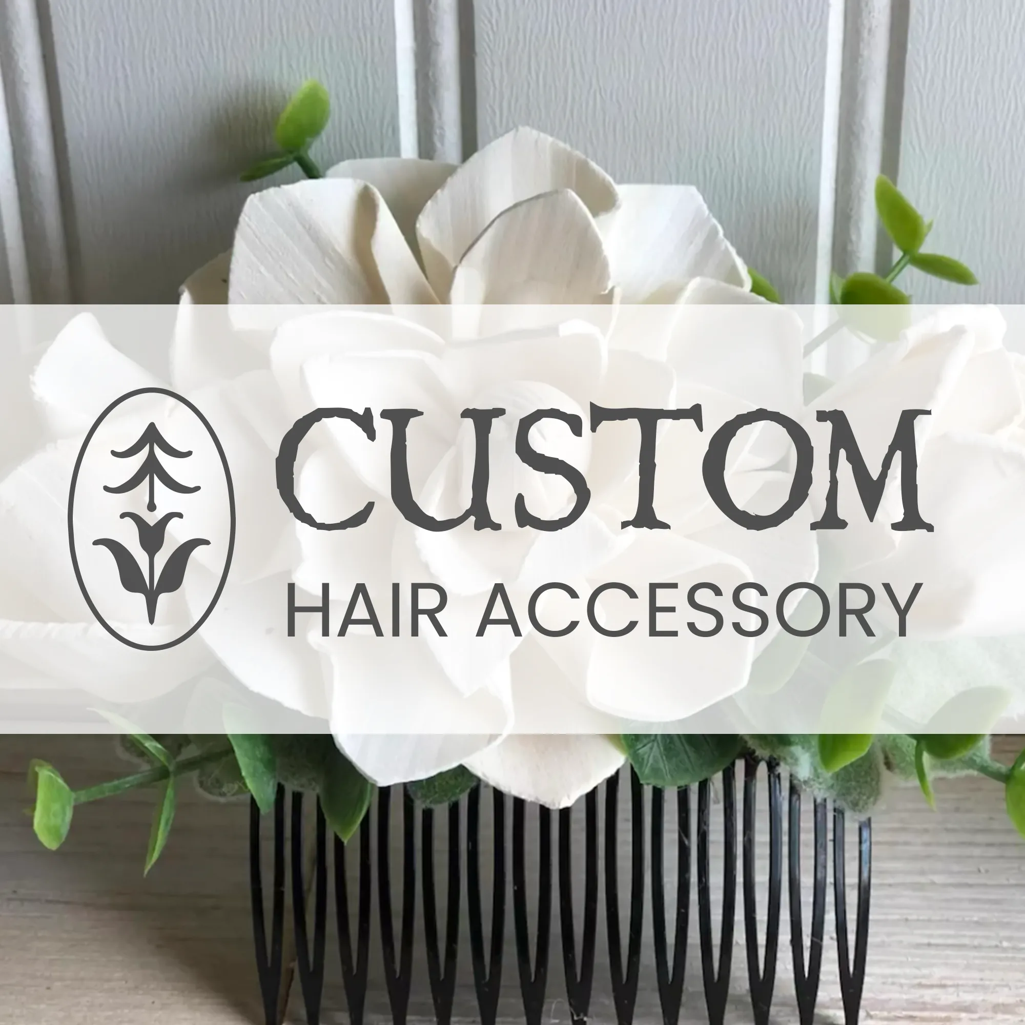 CUSTOM Sola Flower Hair Comb