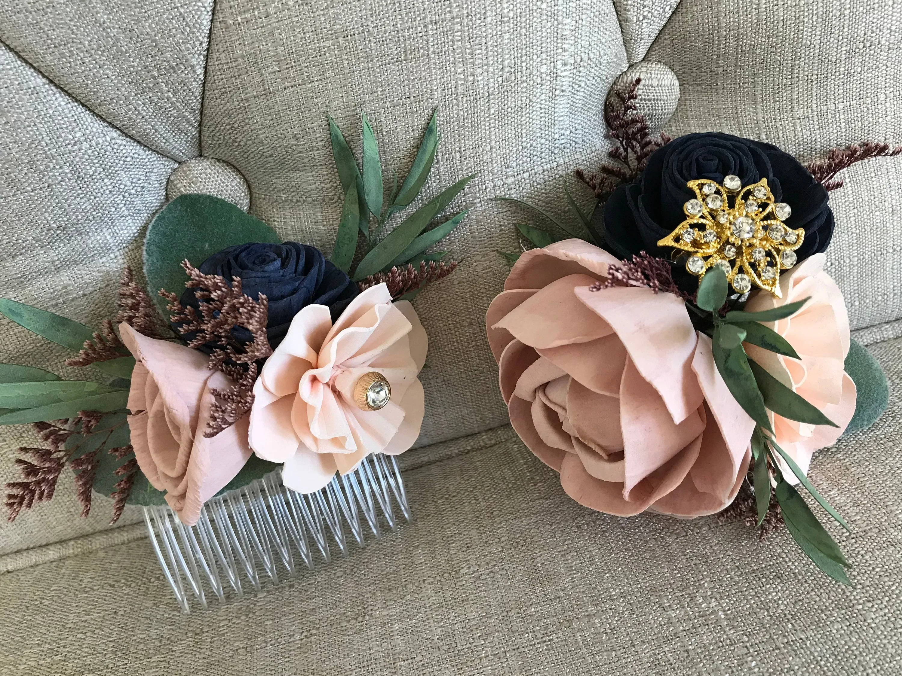 CUSTOM Sola Flower Hair Comb