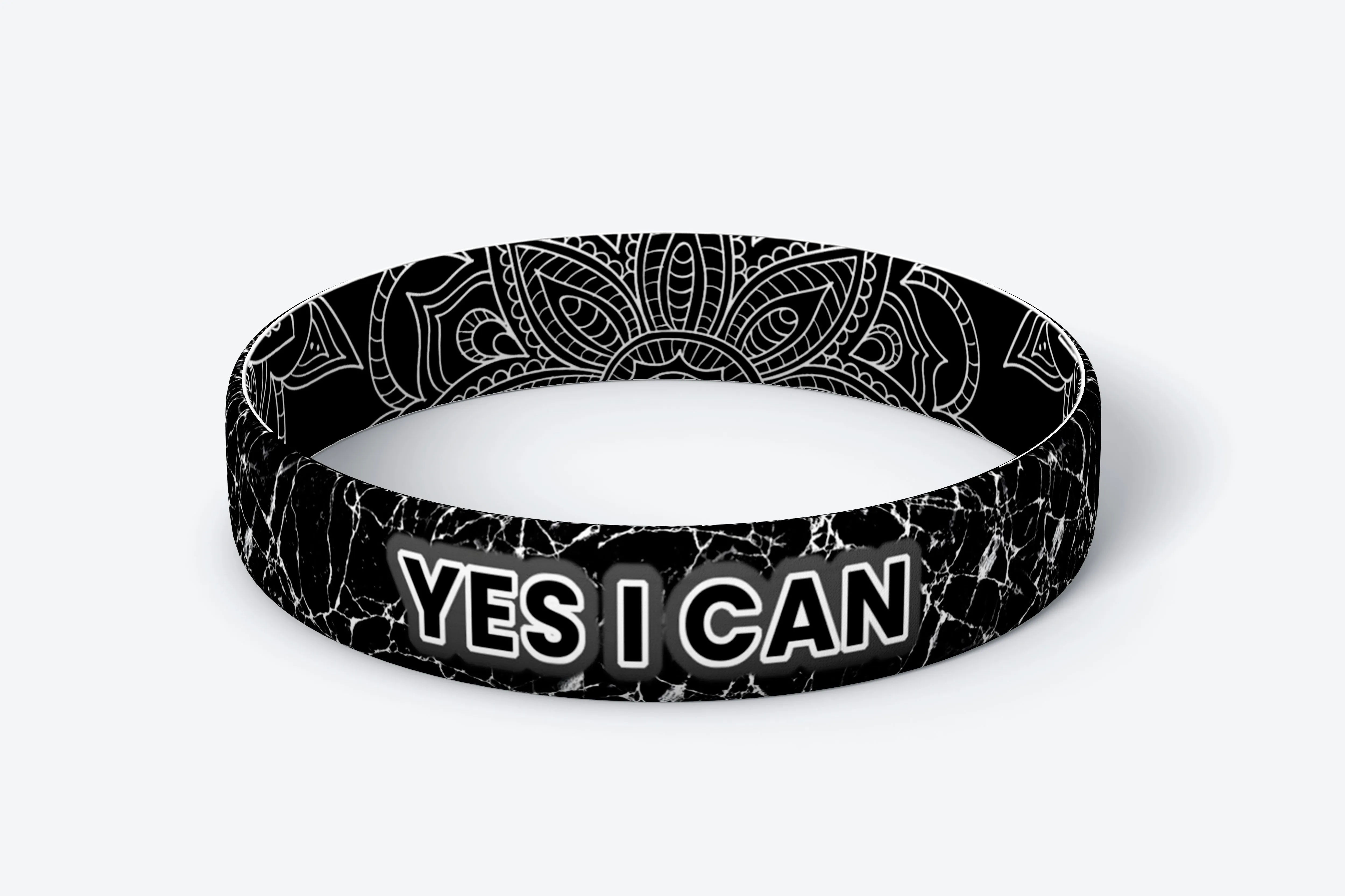 Daily Reminder Motivational Wristbands - Yes I Can