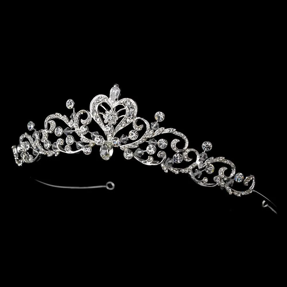 Darling Silver Crystal Bridal or Childs Tiara