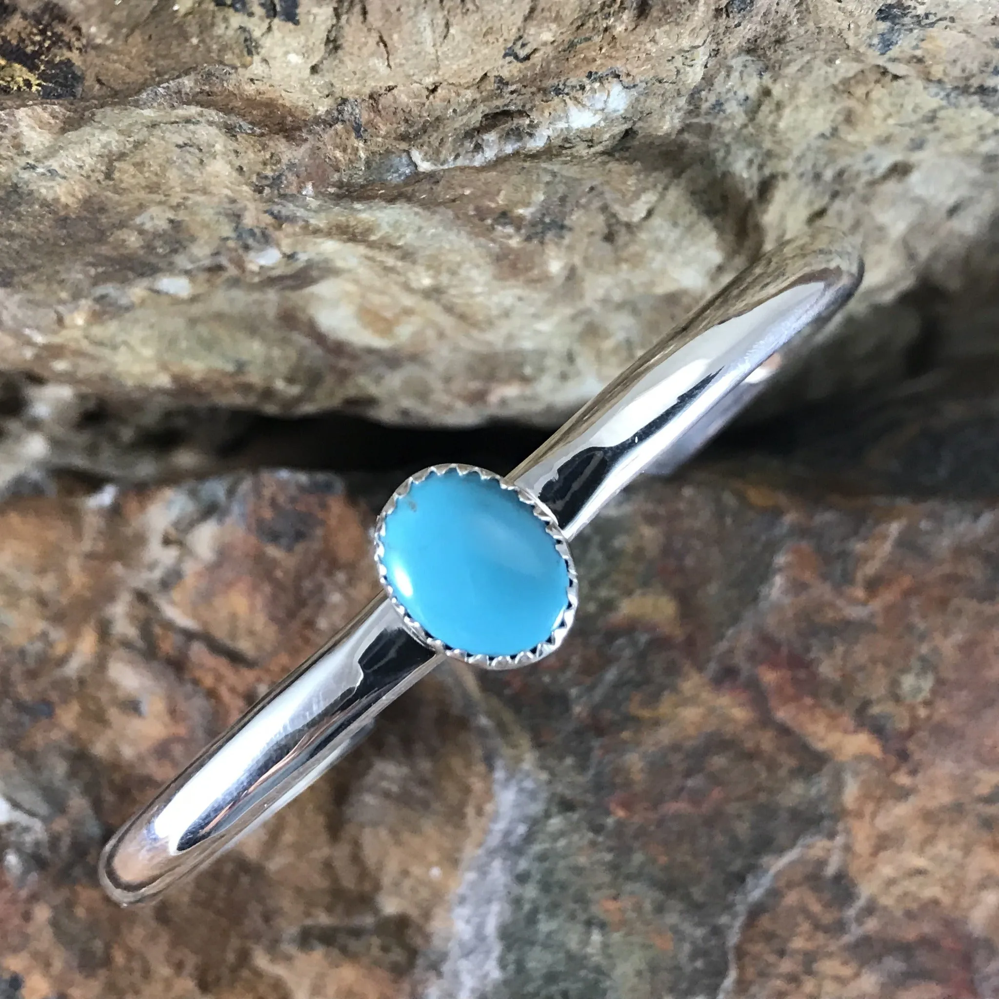 David Rosales Arizona Blue Sterling Silver Bracelet