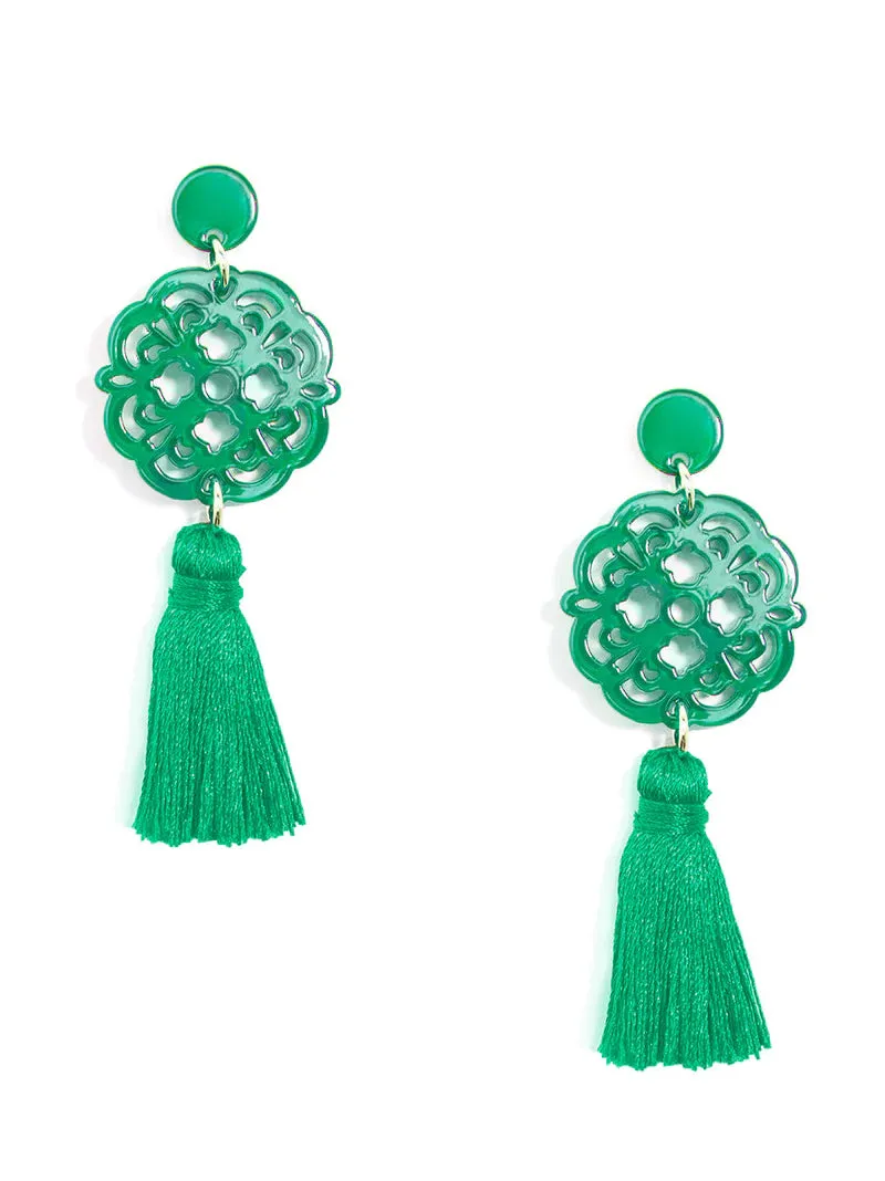 Drop Tassel Earrings