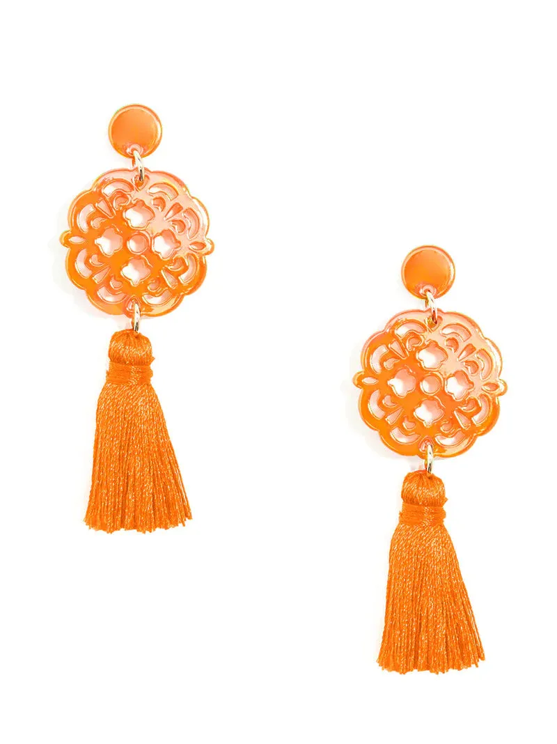 Drop Tassel Earrings