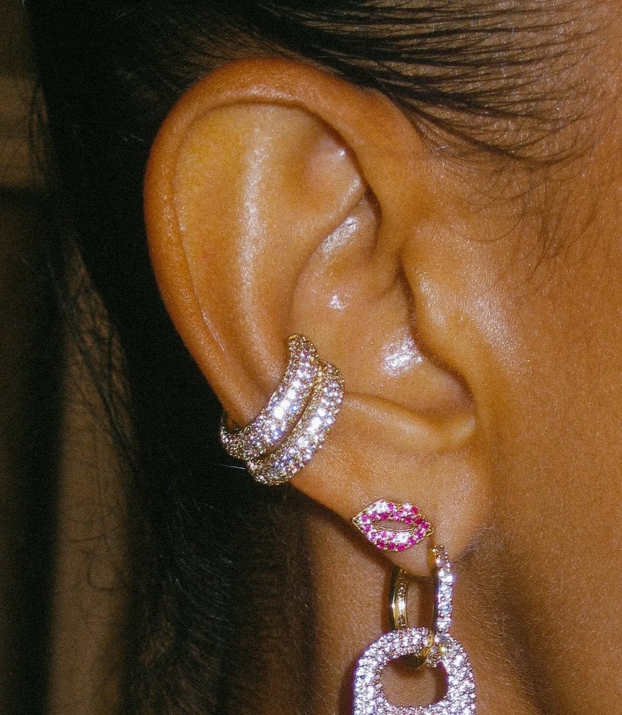 ECLIPSE MICROPAVE EAR CUFF