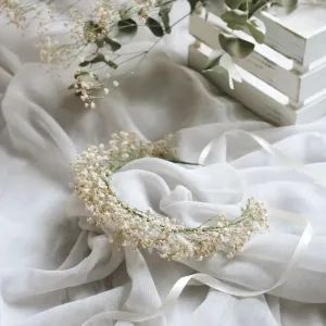 Everlasting Baby's Breath Flower Crown