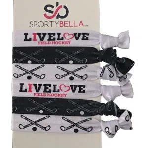 Field Hockey Hair Accessories - Black White