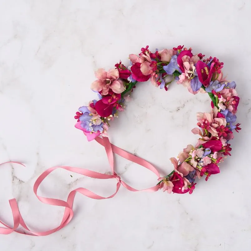 Floral Blush Flower Crown