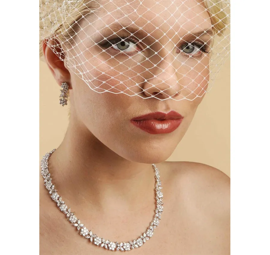 French Net Vintage Birdcage Visor Bridal Veil