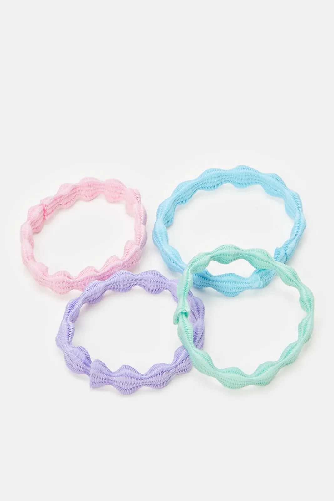 Girls Assorted Embellished Hair Tie Set (Pack of 16)