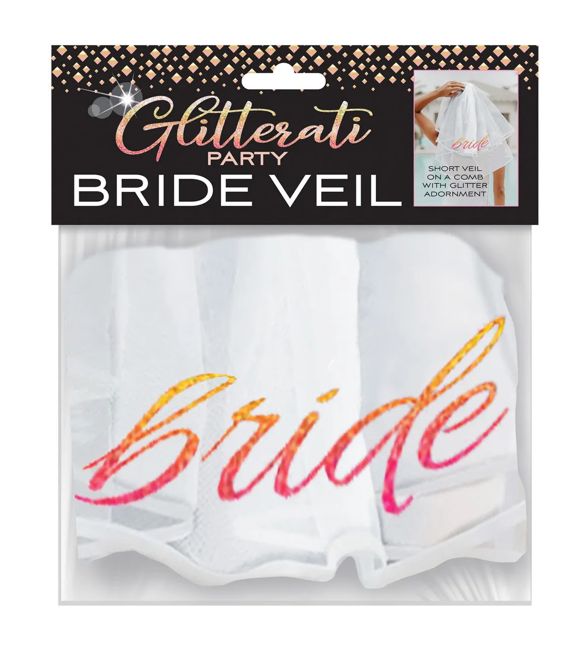 Glitterati Bride Veil - Really Cute!