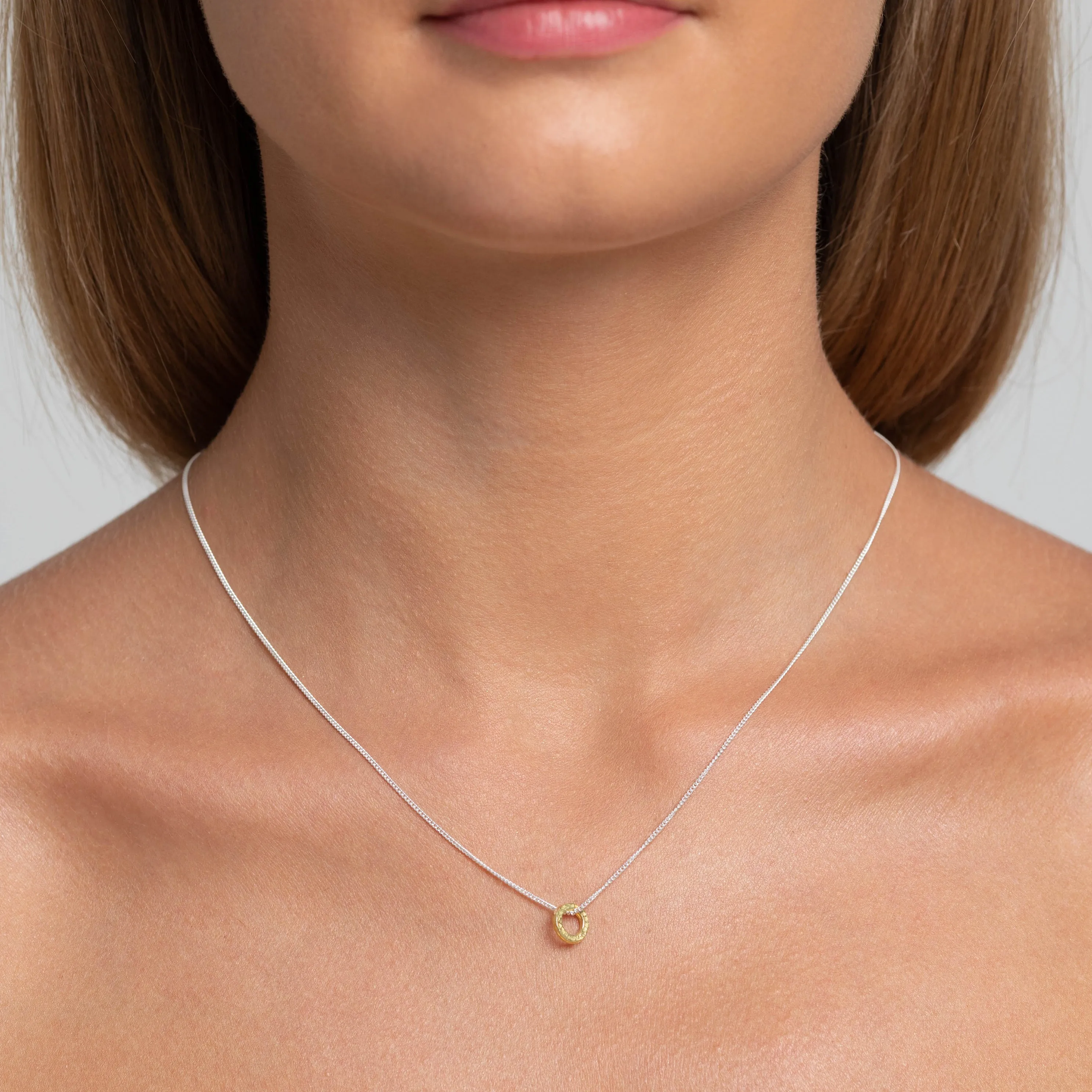 Gold Vermeil Knot Necklace