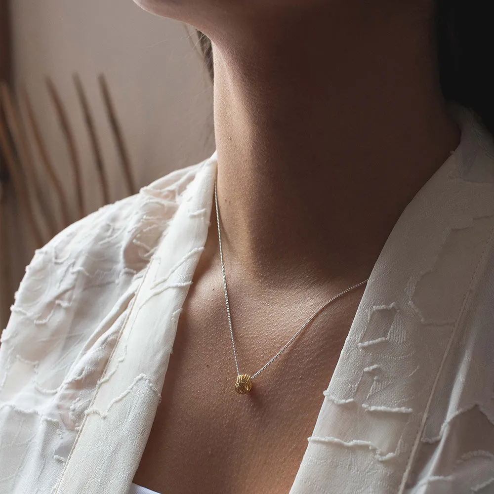 Gold Vermeil Knot Necklace