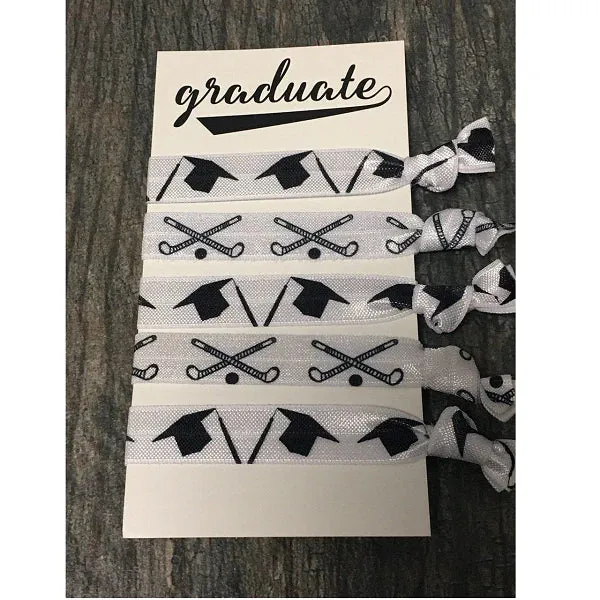 Graduation Field Hockey Hair Accessories - Pick Color