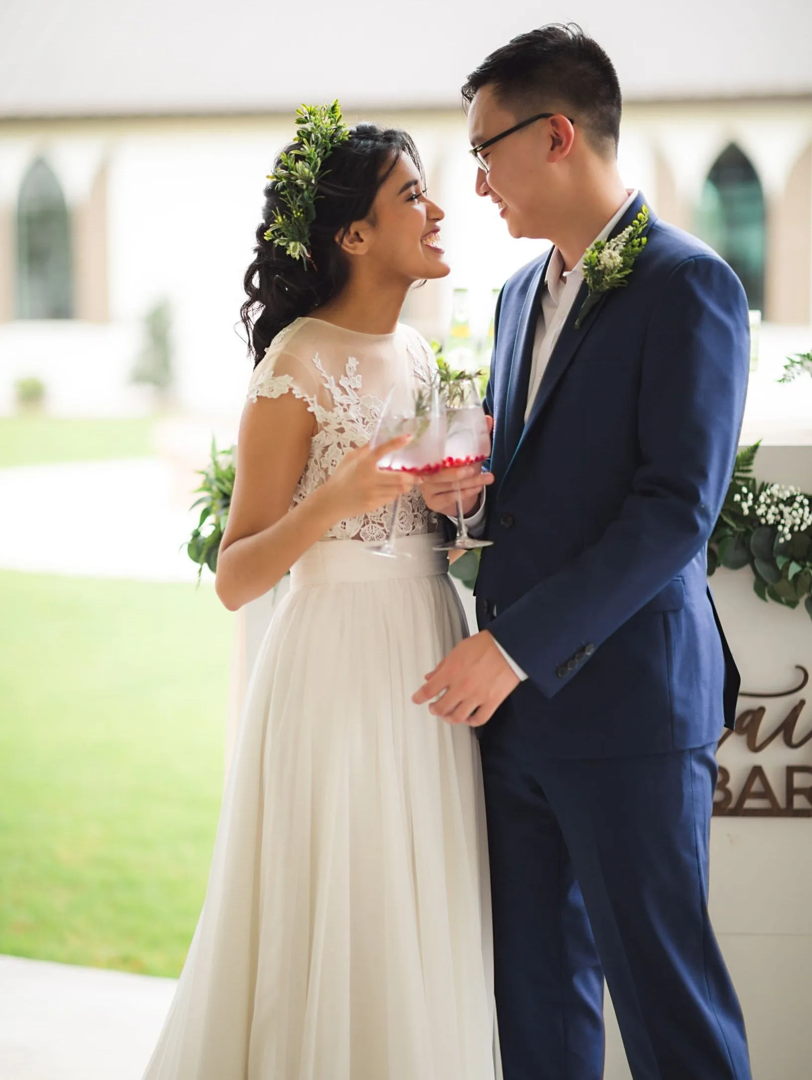 Greenery Bridal Flower Crown