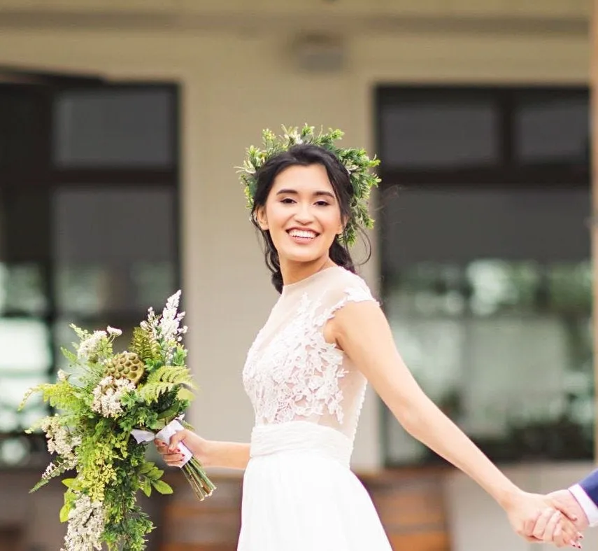 Greenery Bridal Flower Crown