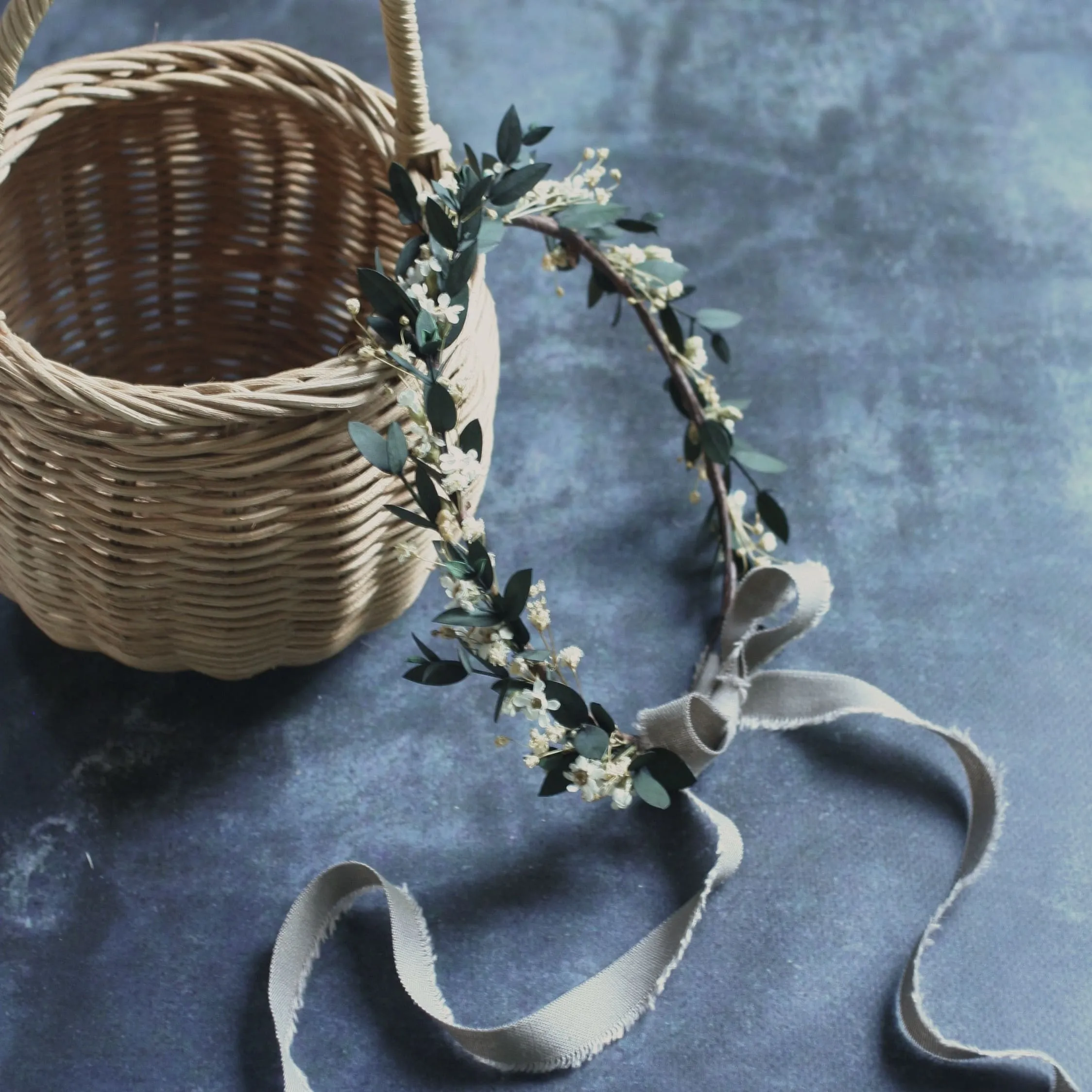 Greenery Crown Eucalyptus Daisy Baby's Breath