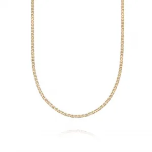 Infinity Chain 18ct Gold Plated Necklace RN07_GP