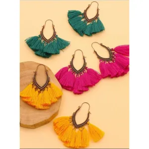 Lavish Valor Tassel Earrings