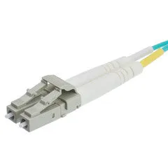 LC/UPC to SC/UPC OS2 Duplex 2.0mm Fiber Optic Patch Cord, OFNR, Singlemode 9/125, Yellow Jacket, Blue Connector, 10 meter (33 ft)