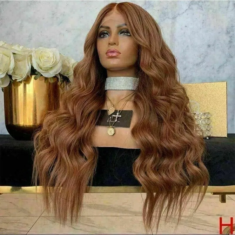 Luxury Remy Auburn #30 Strawberry Blonde 100% Human Hair Swiss 13x4 Lace Front Glueless Wig U-Part, 360 or Full Lace Upgrade Available