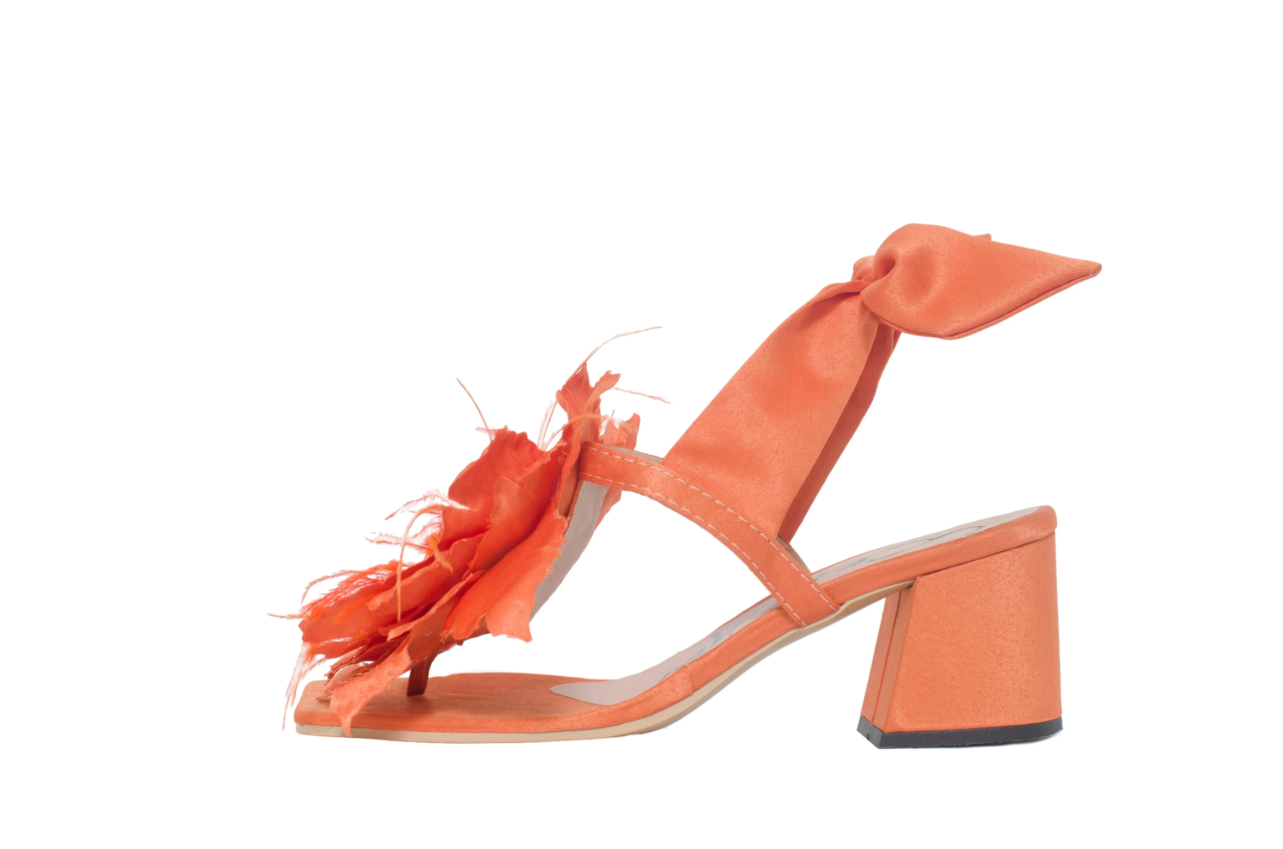 Mai Square Sandals Orange