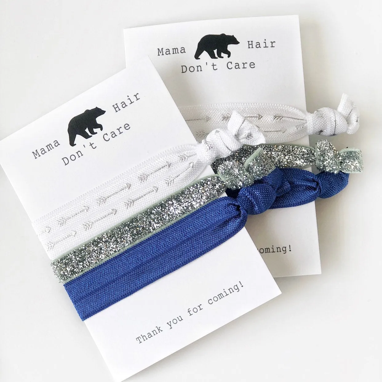 Mama Bear Baby Shower Favors, Hair Ties