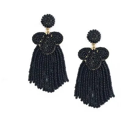 Meghan Browne Terri Earring - Black