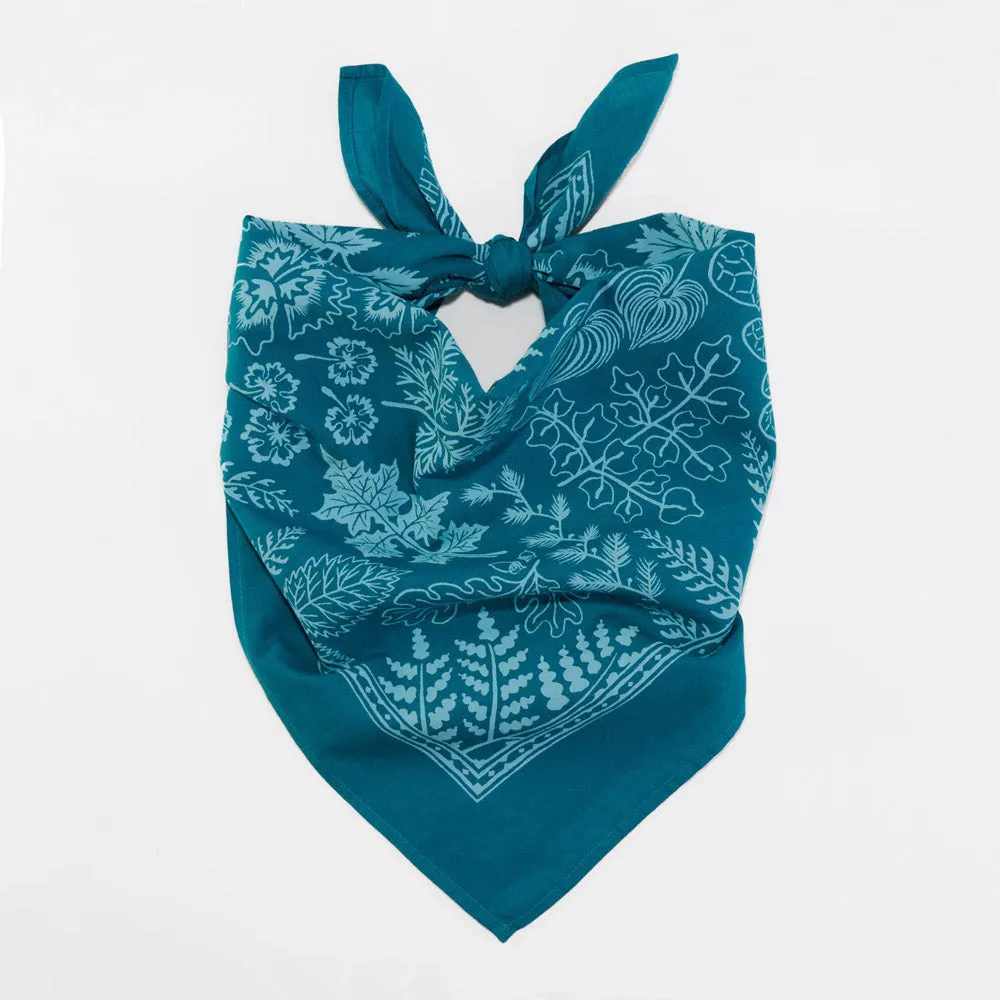 Nashville Embroidered Blue Bandana by Last Chance Textiles