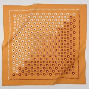 Nashville Embroidered Ochre Bandana by Last Chance Textiles