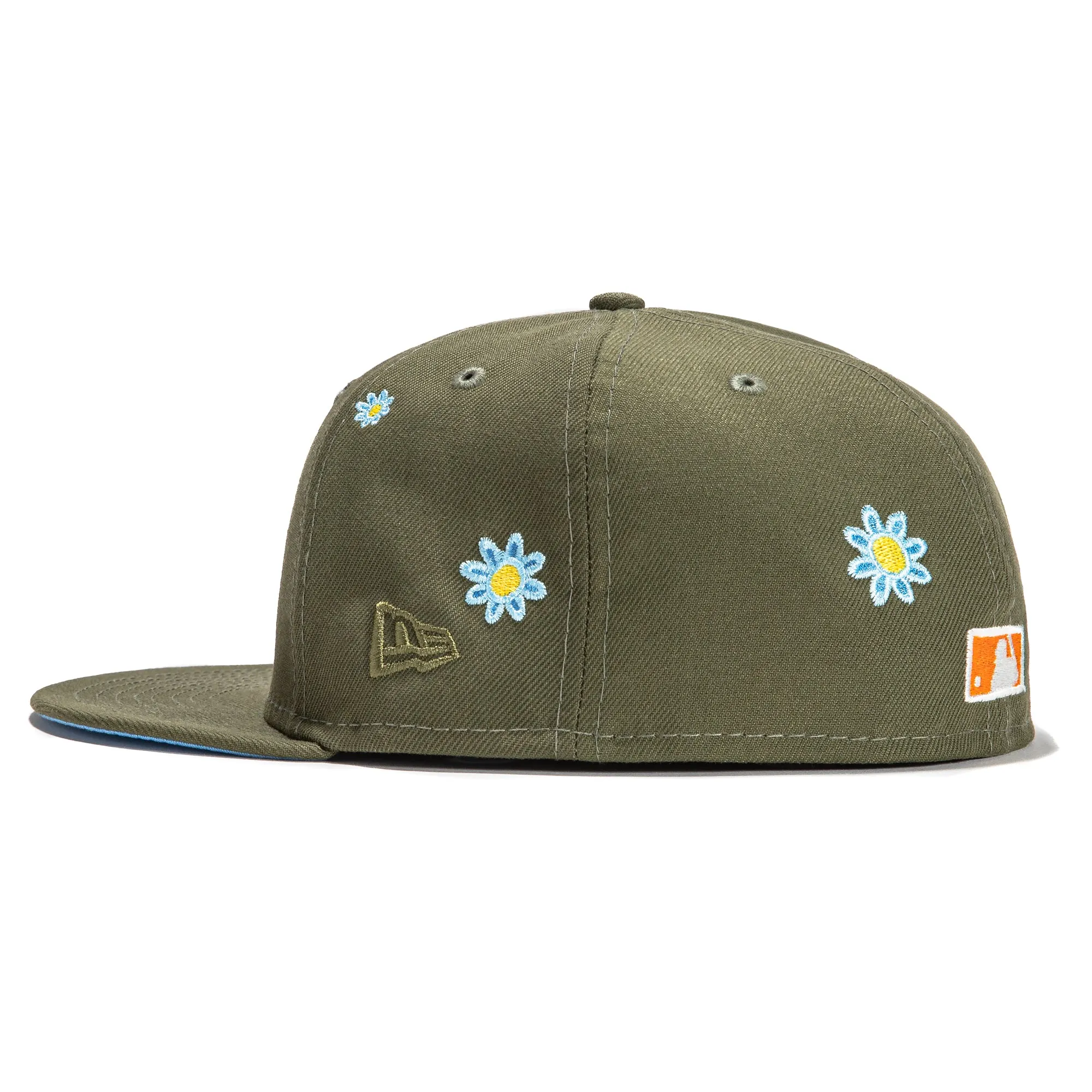 New Era 59Fifty Super Bloom Arizona Diamondbacks 20th Anniversary Champions Patch A Hat - Olive