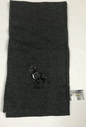 NWT POLO RALPH LAUREN BULL DOG SCARF