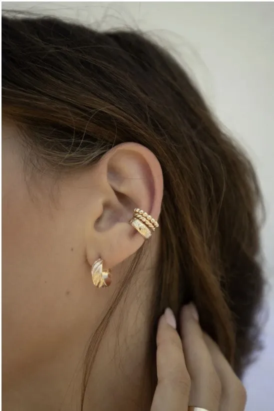 Orb Ear Cuff - Gold Filled